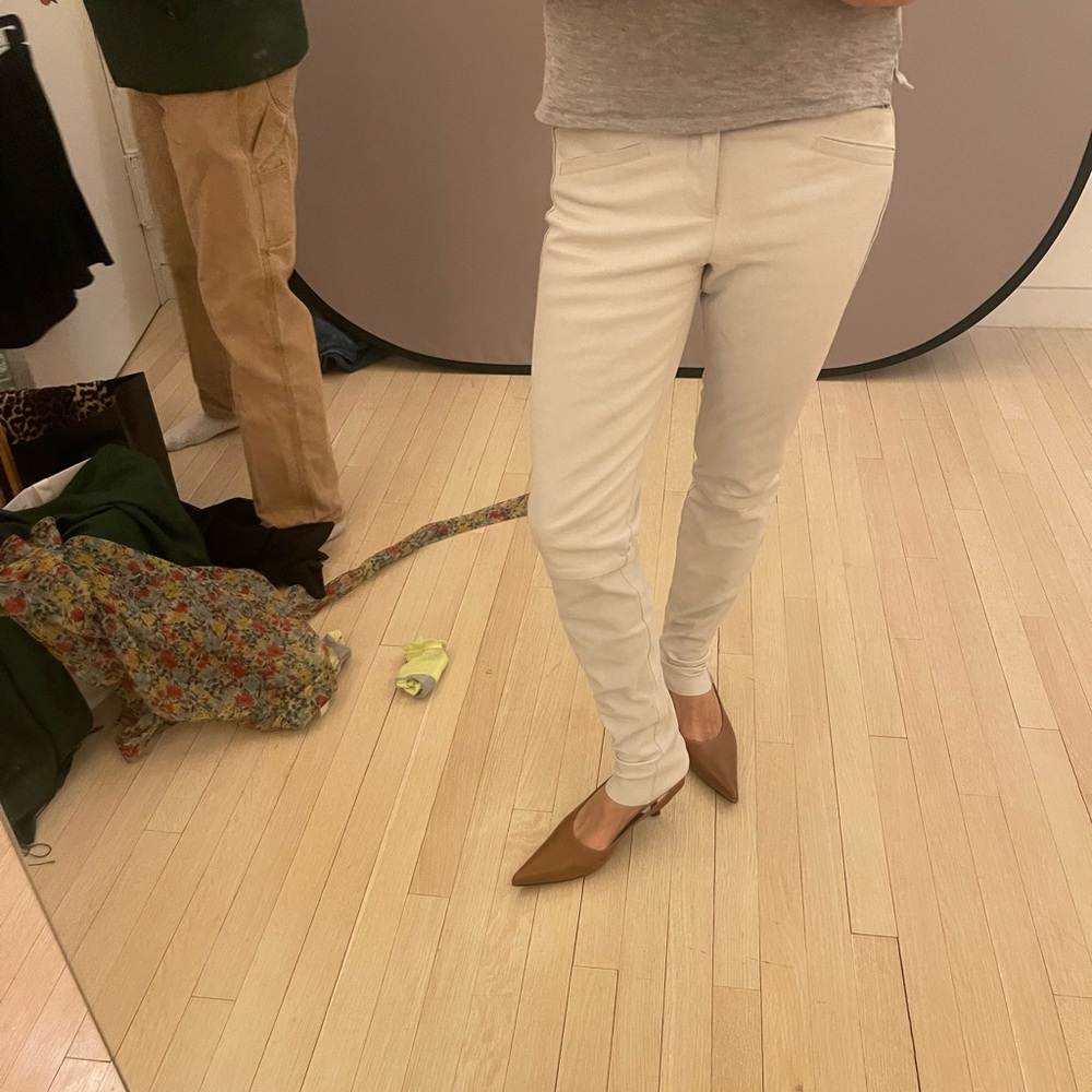 Derek Lam leather jeans size 4